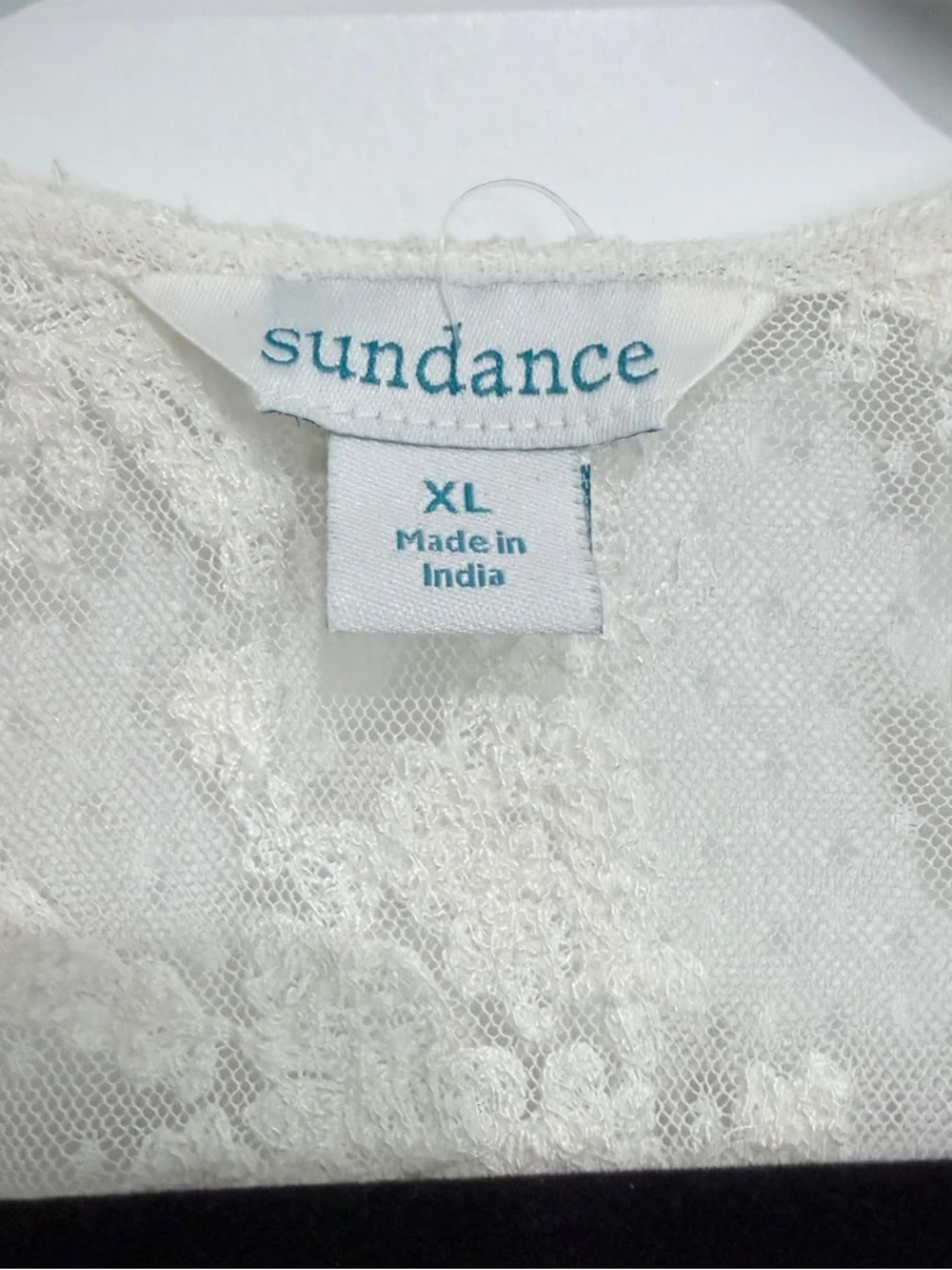 Sundance bohemian lace open-front dusters cardigan Size XL